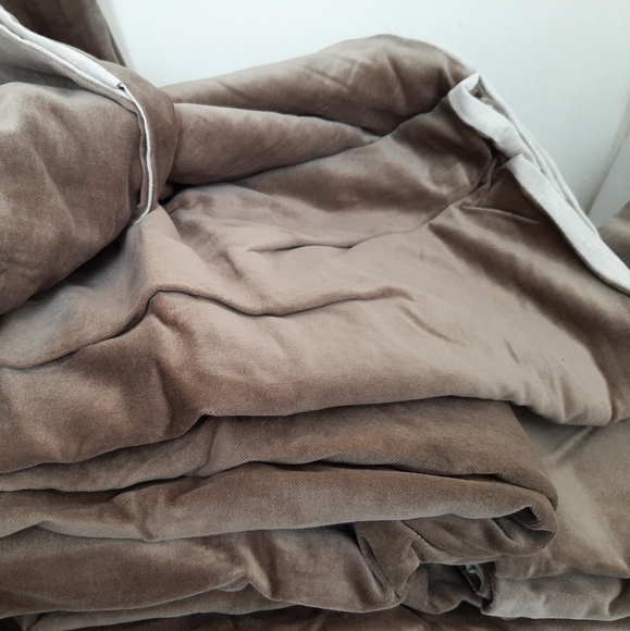 Williams Sonoma QUEEN Velvet Linen Duvet Cover - Picture 6 of 16